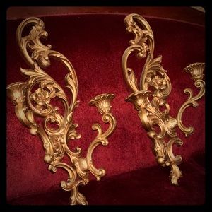 Syraco Wood Vintage Glam Wall Sconces